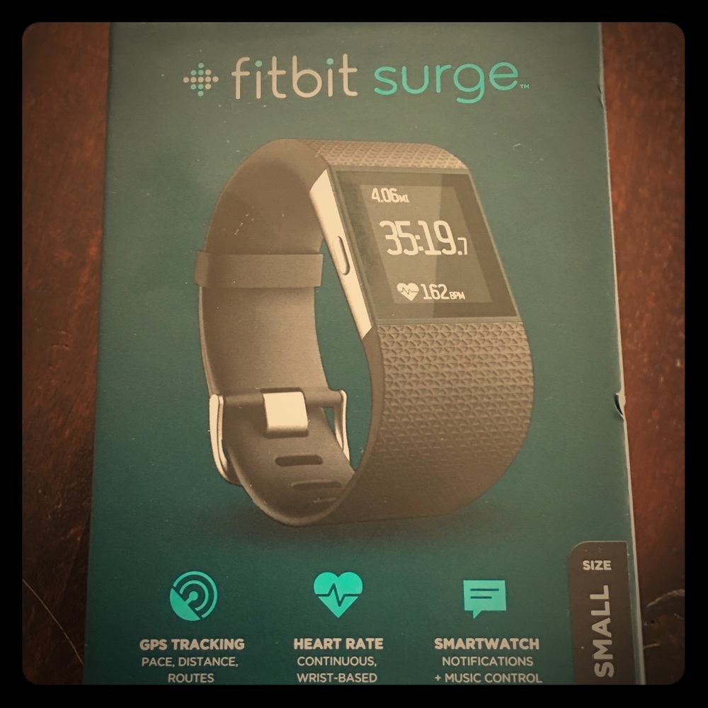 New/unopened Fitbit Surge.